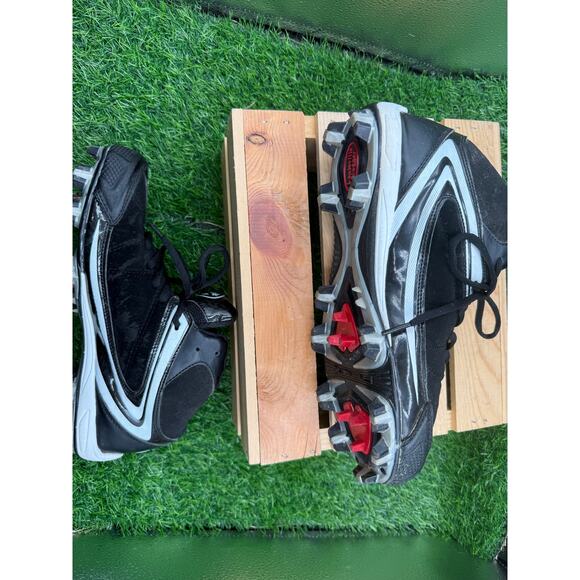 Louisville Slugger - Black/ Gray/ White - Cleats - Size 9M main image 8